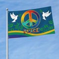 thumbnail image 6 of World-Peace Flag 3ft X 5ft Peace-and-Love World Earth Flag Polyester With, 6 of 9