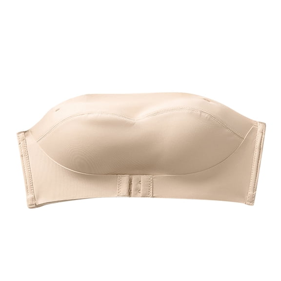 PMUYBHF Sports Bras for Women High Support Women's Comfortable Strapless Anti Slip Summer Back Bra Anti Glare Wedding Dress Special Bra Strapless Bras for Women Wireless