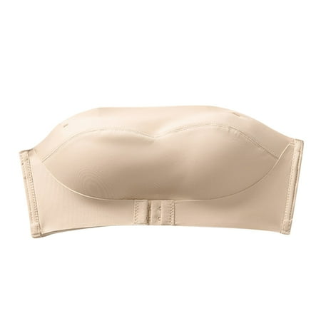 PMUYBHF Sports Bras for Women High Support Women s Comfortable Strapless Anti Slip Summer Back Bra Anti Glare Wedding Dress Special Bra Strapless Bras for Women Wireless