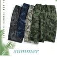 thumbnail image 5 of cllios Mens Cargo Shorts Plus Size Multi Pockets Shorts Work Military Shorts Summer Camping Cargo Shorts, 5 of 6