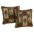 thumbnail image 3 of 18-inch Double-corded Patterned Tapestry Square Throw Pillows with Inserts (Set of 2), 3 of 5