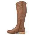 thumbnail image 3 of Brinley Co. Womens Faux Leather Regular, Wide and Extra Wide Calf Mid-calf Round, 3 of 5