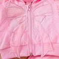 thumbnail image 5 of NAISIBABY Girls Sets 2-Piece, Hooded Zipper Jacket and Flare Pants Fall Winter Fashion Outfit Clothes Pink 2T, 5 of 9