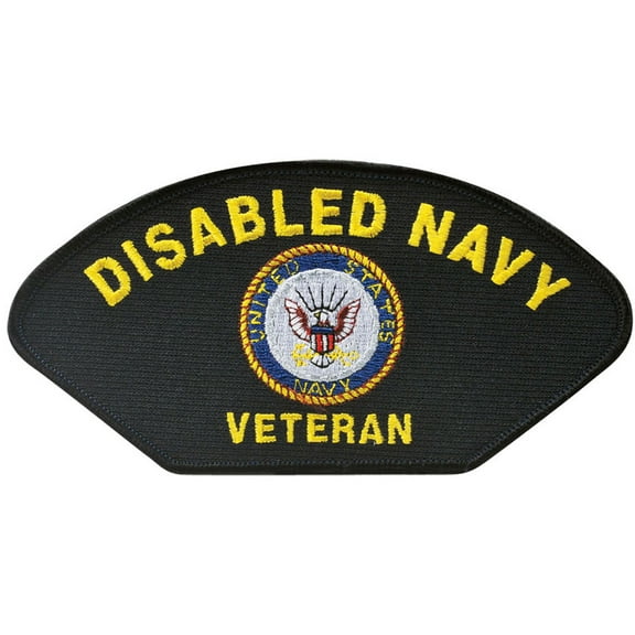 Navy Disabled Vet Hat Patch