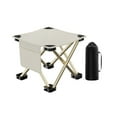 thumbnail image 2 of LJNYFDC Outdoor Fishing Stool Camping Stool Foldable Great Load Bearing Easy Storage Stable Structure Thick Legs Resting Platform with Storage Pouch, 2 of 7