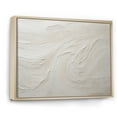 thumbnail image 2 of Designart "Contemporary Beige Beach Sand Allure I" Coastal Beach Sand Floater Framed Canvas Prints, 2 of 5