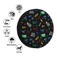 thumbnail image 4 of Fotbe Gamepads Funda de Llanta de Repuesto con Estampado, Engrosada, Ajuste Universal para Jeep, Remolque, RV, SUV, Camión-15 inch, 4 of 6