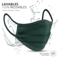 thumbnail image 4 of Cubrebocas De Tela Jiuyu Colores Verde Obscuro Tela, 4 of 8