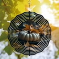 thumbnail image 2 of 3D Metal Hanging Wind Spinners - Elegant Spiral Design Wind Chimes for Yard & Garden Decor Eye-Catching Patterns with Vibrant Colors Perfect for Outdoor Spaces, 2 of 6