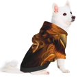 thumbnail image 2 of Fotbe Sunset Sunflower Cow A Sudadera con Estampado para Perros Pequeños – Suéter con Capucha para Mascotas, Tela Suave de Forro Polar con Bolsillo-X-Small, 2 of 7
