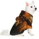 thumbnail image 2 of Balery Sunset Sunflower Cow A Sudadera con Capucha para Perros Pequeños – Ropa para Mascotas, Disfraz para Perros y Gatos, Ideal para Fiestas y Cosplay-Small, 2 of 7