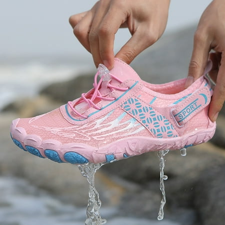 XDDST Womens Flats Comfortable Dressy Couple Sports Shoes Outdoor Wading Non Slip Beach Shoes Diving Shoes Swimming Riding Fitness Plus Size Five Fingers Shoes