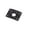 Black, variant on KD By AxLabs Steel Rectangular Jack Plate - Curved Plate, w/ Recessed Hole