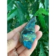 thumbnail image 6 of Natural Labradorite Slab, 2" - 4" High Flash Raw Labradorite, 6 of 12
