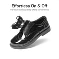 thumbnail image 2 of Zapatos de Vestir DREAM PAIRS Oxford Negros para Niños y Niñas Pequeños, 2 of 5