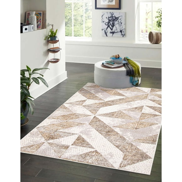 ECARPET Fabian Contemporary/Modern Area Rug for living room, bedroom, dining room, entrance, hallway and more.