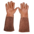 thumbnail image 4 of Guantes de jardinería Sunnimix 1 par de cuero a Prueba de Espinas y Cortes Tamaño L, 4 of 8