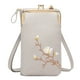 thumbnail image 1 of Cartera bandolera pequeña para mujer con soporte para teléfono móvil., 1 of 5