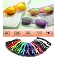 thumbnail image 3 of Gafas de sol neon estilo 80s Fsmiling UV400 con lentes espejo - Paquete de 15, 3 of 9