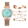 thumbnail image 1 of Set de Reloj Malubero 5 Piezas Para Mujer Azul, 1 of 3