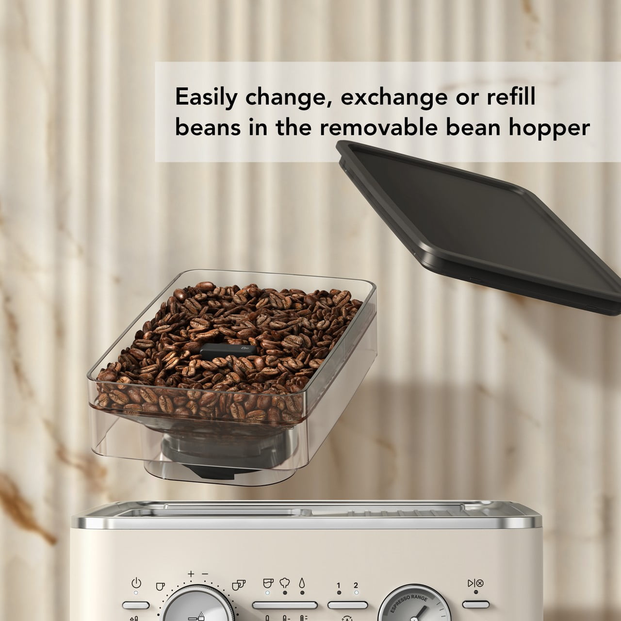 KitchenAid Semi Automatic Espresso Machine with Burr Grinder, KES6551