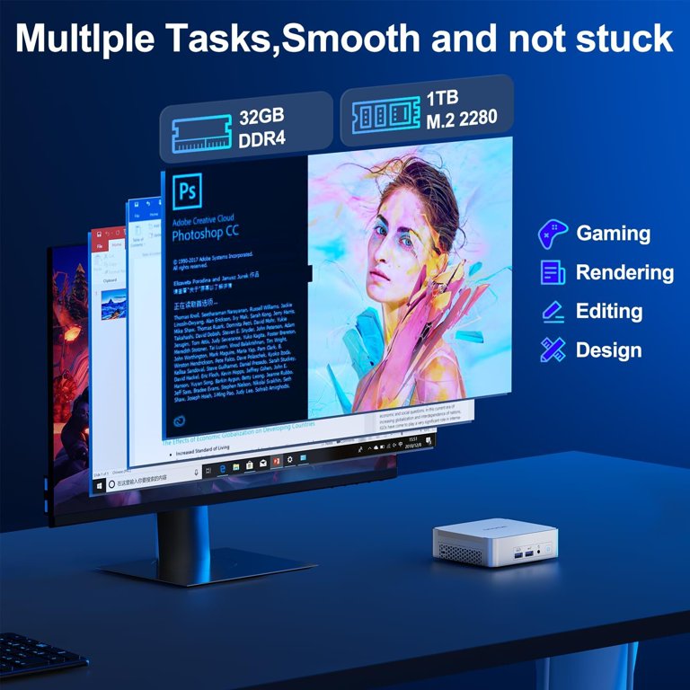 GEEKOM XT12 Pro Mini PC, 12th Gen Intel i9, 32GB RAM, 1TB SSD 