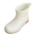 thumbnail image 3 of Botas de lluvia para mujer, Botas de lluvia a media pantorrilla, botas impermeables, calzado portátil, Botas de lluvia cómodas, zapatos de lluvia para, 3 of 7