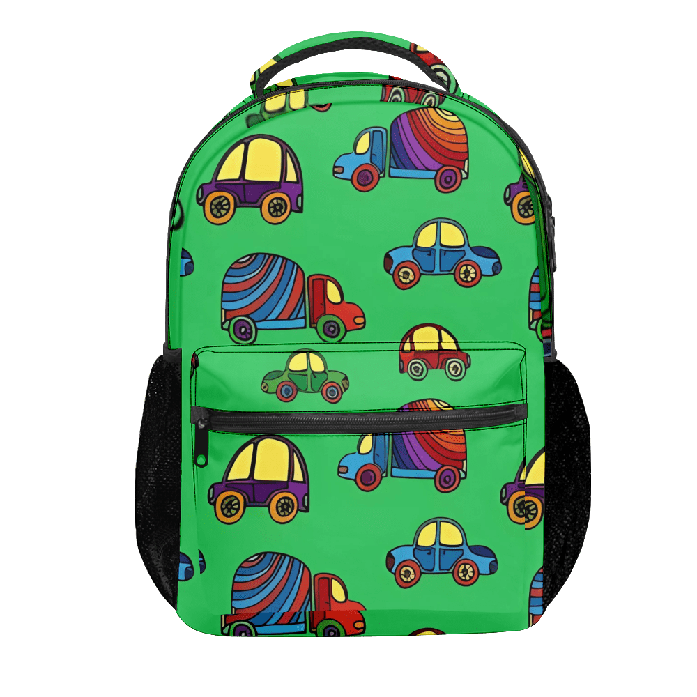 Print Students Backpack Cute Cartoon Children's School Backpack(H08