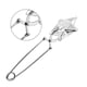 thumbnail image 5 of Cateissary Infusor de té de acero inoxidable, esfera de malla, bola de té, filtro de té a granel, mango, colador de condimentos, utensilios de carita de cinco estrellas 2Conjunto, 5 of 6