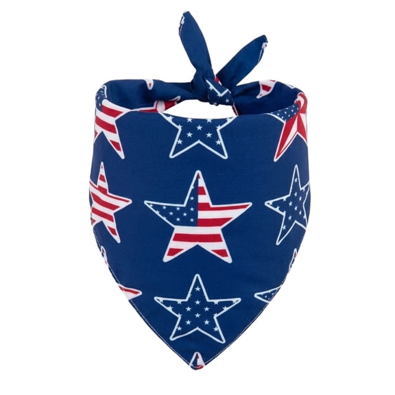 250th Anniversary Usa 4th of July Dog Bandanas, American Flag Dog Outfit, Summer Triangle Reversible Memorial Day Independence Day Patriotic Scarf for Big Boy and Girl Dogs