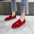 thumbnail image 6 of Kayannuo Loafers Women Shoes Women's Round Head Color Suede Low Heel Comfortable Casual Slip-on Shoes Shoes for Women, 6 of 8