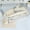 White, variant on Large Capacity Pencil Pouch, Transparent Pencil Case PVC Stationery Bag Stratification Clear Window for Office Supplies