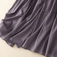 thumbnail image 5 of Summer Skirts for Women Solid Summer New Double Layer Cotton Linen Skirt For Women Lightweight Vacation Holidays Beach Fashion, 5 of 5