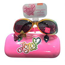 JoJo Siwa Bow Sunglasses &Hard shell Carrying Case Set - 100% UVA & Protection