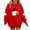 Red, variant on DJDLJWCJ Girls Halloween Fleece Sweatshirt Long Sleeve Crew Neck Oversized Graphic Pullover Kids Fall Casual Halloween Sweatshirts Pink Size 2T