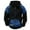 Blue, variant on Wyobmus Mens Fashion Athletic Hoodies Patchwork Long Sleeve Pullover Casual Outdoor Full Zip Cargo Hooded Collar Sweatshirts Blue