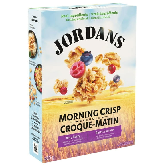 Jordans Morning Crisp Very Berry Granola Cereal, 400 g