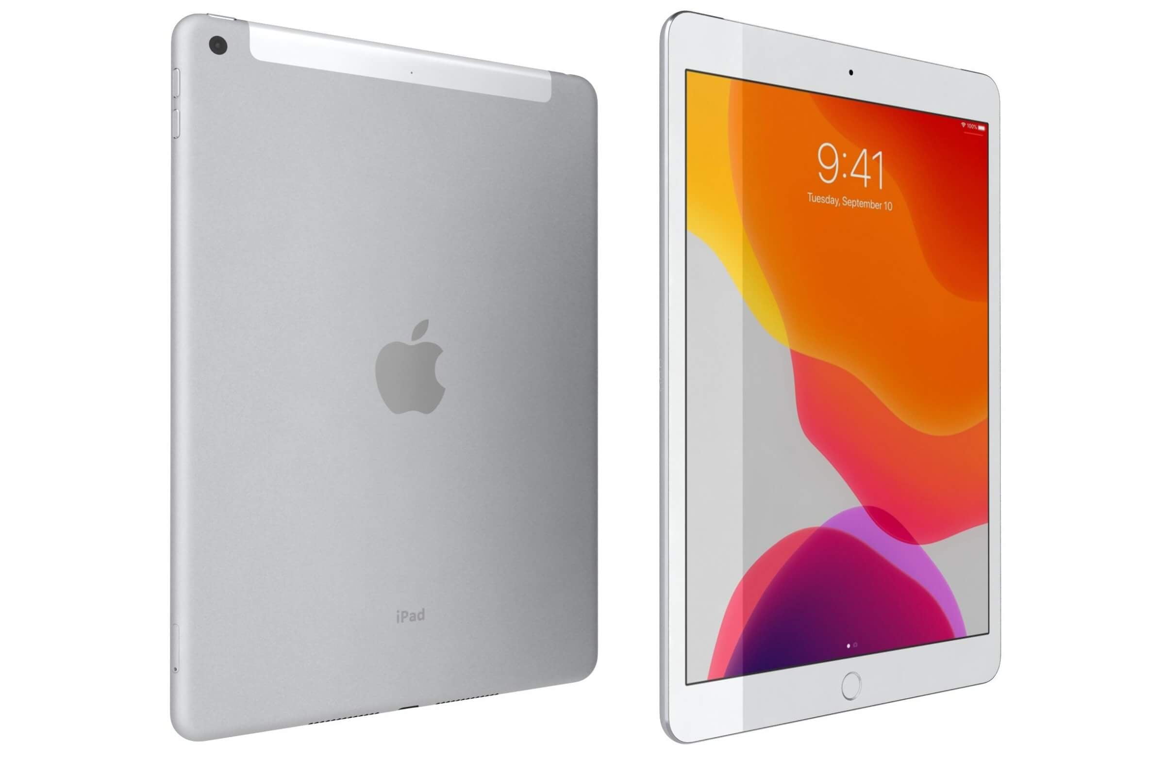 Restored 2020 Apple iPad Wi Fi 128 GB Silver (8th Generation) (Refurbished)