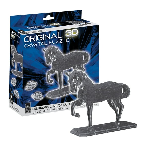Horse Original 3D Crystal Puzzle from BePuzzled, Ages 12 and Up