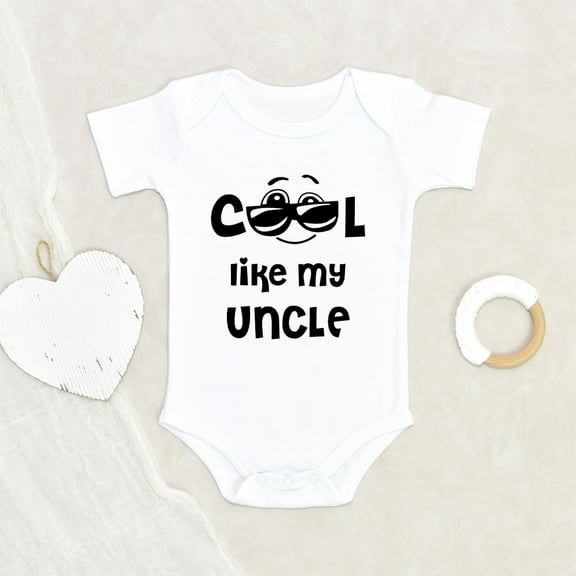 Funny Baby Clothes - Cool Like My Uncle Baby Clothes - Uncle Baby Clothes