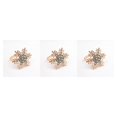 thumbnail image 3 of Billuyoard Ajuste de la Decoración Suministros para el hogar Servilletas Círculos Toalla Hebilla Oro rosa Oro rosa 3piezas, 3 of 6