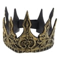 thumbnail image 1 of Diadema de corona medieval real de PU para hombre, 1 of 6