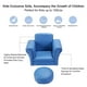 Bleu Enfants Canapé Accoudoir Chaise Canapé Enfants Salon Bambin Cadeau d'Anniversaire – image 4 sur 9