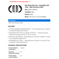 thumbnail image 2 of Rear Brake Shoe Set - Compatible with 1988 - 2000 Chevy C3500 1989 1990 1991 1992 1993 1994 1995 1996 1997 1998 1999, 2 of 2