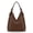 Brown, variant on Montana West Hobo Bags for Women Soft Slouchy Top Handle Shoulder Purses Handbag with Knot Strap, Black