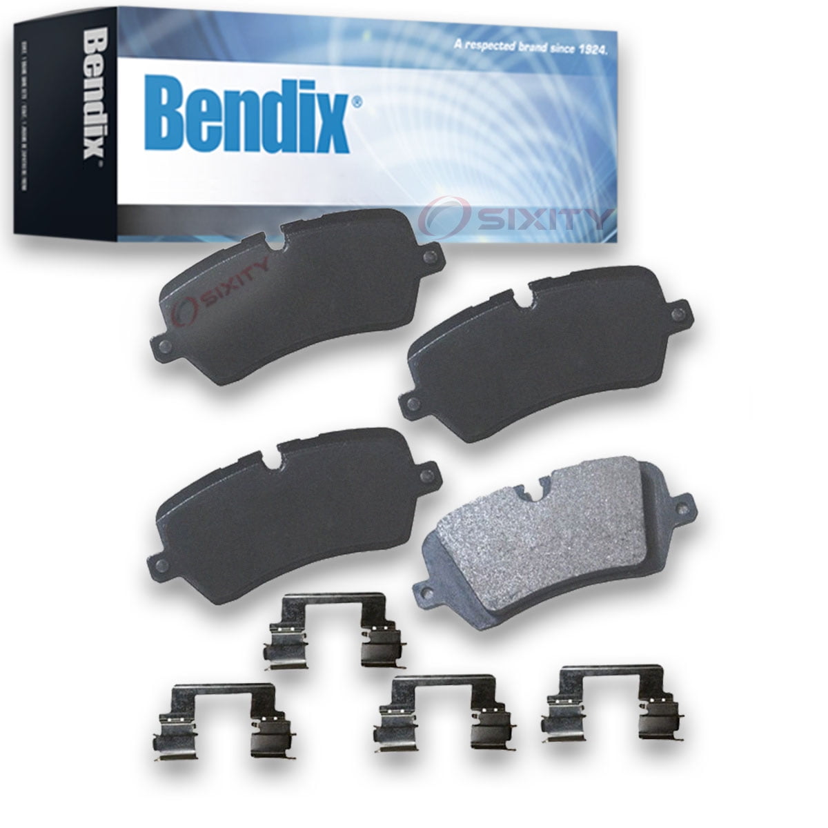 Bendix Brakes Disc Brake Pad Set Fits select: 2016-2020 LAND ROVER RANGE ROVER SPORT, 2016-2020 LAND ROVER RANGE ROVER