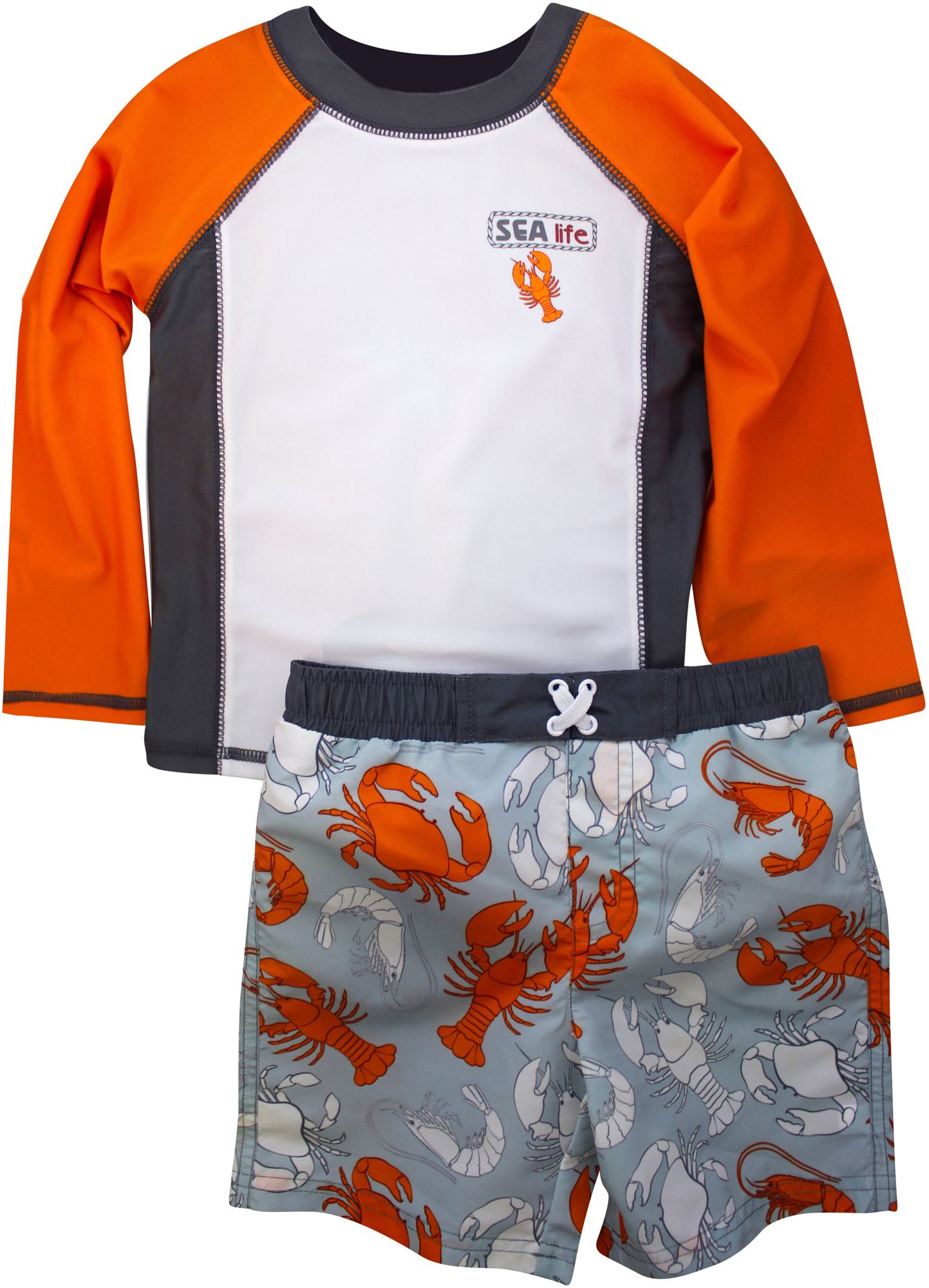 Sol Swim Little Boys' Rash Guard Set