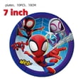 thumbnail image 5 of Spidey y sus amigos increíbles suministros de decoración para fiestas, plato de papel, mantel, tema de Spiderman, globos para Baby Shower, recuerdos para niños, 5 of 5