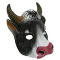 thumbnail image 2 of KAKOWELY Máscara de cosplay moldeada de vaca, máscara de mascarada, máscara de cabeza de animal, accesorio para disfraz de cosplay, 2 of 5