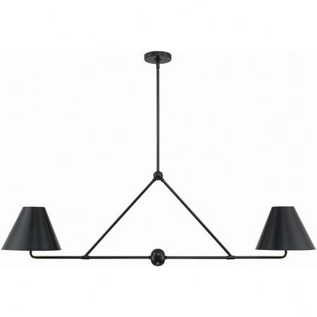 

4 Light Chandelier in Modern Style-17 inches Tall and 54 inches Wide-Vibrant Gold Finish Bailey Street Home 49-Bel-4956168